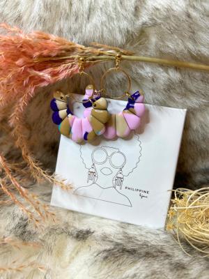 BOUCLES PHILIPPINE COQUILLE  MIX