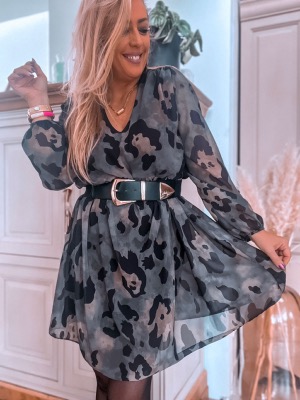 ROBE LEOPARD CLEMENCE 