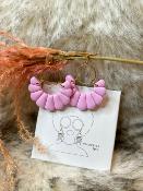 BOUCLES PHILIPPINE COQUILLE ROSE