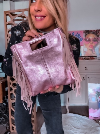 SAC FRIDA GLITTER ROSE